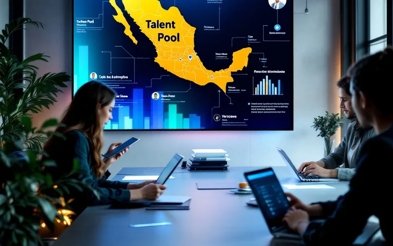 Pantalla de talent pool nacional para búsqueda de talento y headhunting RJ Staffing Solutions